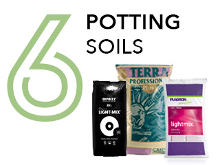 6 potting soils